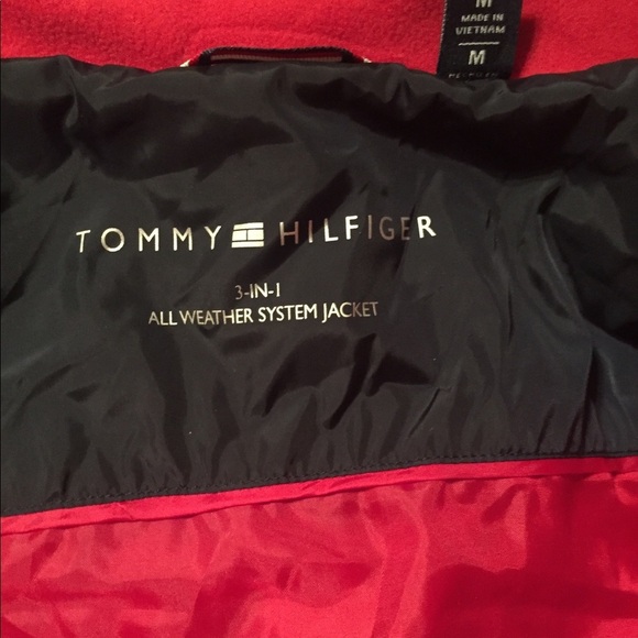Tommy Hilfiger 3 in 1 Women's with Spellout jacket Medium - Picture 4 of 15